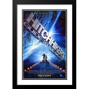 The Hitchhikers Guide 20x26 Framed and Double Matted Movie Poster 