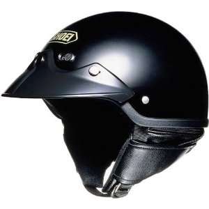  Shoei Solid St Cruz Harley Motorcycle Helmet   Black / 2X 
