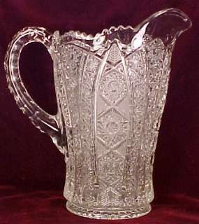 EAPG 1912 OCTAGON BELLAIRE WATER PITCHER Imperial 505  