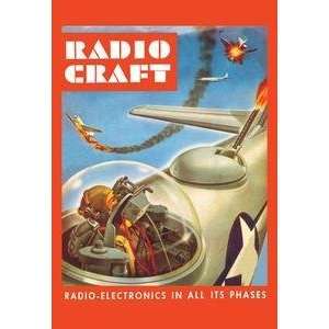  Vintage Art Radio Craft Fighter Plane   07172 9