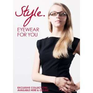  Eyewear Style Blonde Woman Sign