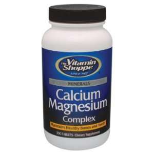Vitamin Shoppe   Calcium Magnesium Complex, 300 tablets