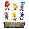   20th Anniversary The Hedgehog Knuckles Tails Amy Metal 6 Figure  