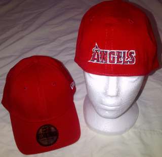 NEW ERA 39Thirty Los Angeles Anaheim Angels Cap Red Hat Fitted MLB NWT 