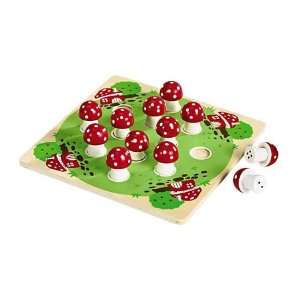  Mushroom Classic Matching Game with Wooden Board Toys 