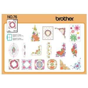 Big Size Designs Embroidery Designs on a Brother Embroidery Card SA376