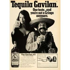  Foreign Vintages Inc Mexican Sombrero Hat Alcohol   Original Print Ad