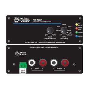  Atlas Sound TSD ALC2 2 Channel Automatic Level Controller 
