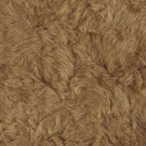   Textured Faux Fur Rich Brown Fabric By The Yard Arts, Crafts & Sewing