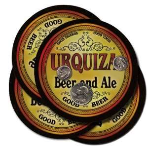  URQUIZA Family Name Beer & Ale Coasters 