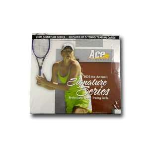  2005 Ace Signature Series Tennis Trading Cards Sports 