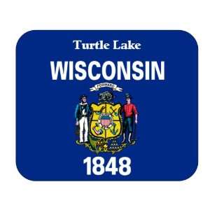   US State Flag   Turtle Lake, Wisconsin (WI) Mouse Pad 