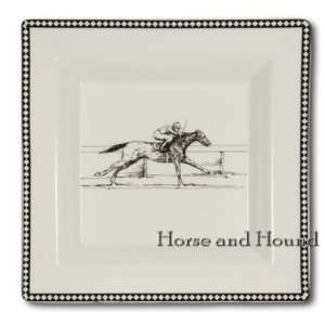  Horse and Jockey Square Dish