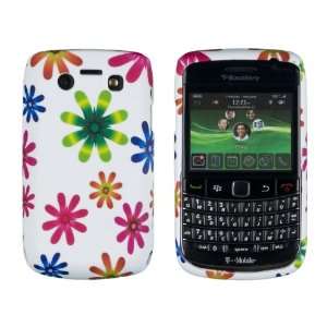  Flower Splash Flexible TPU Gel Case for Blackberry Bold 