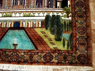 EXCLUSIVE TAJ MAHAL WONDER OF THE WORLD HANDKNOTTED RUG  