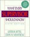   Should Know, (0070055890), Lester Bittel, Textbooks   