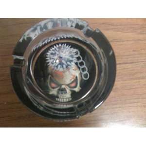  Glass Ashtray Skull Smashed Automotive