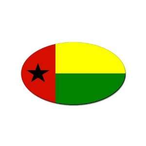  Guinea Bissau Flag Oval Magnet