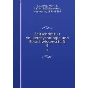   Moritz, 1824 1903,Steinthal, Heymann, 1823 1899 Lazarus Books