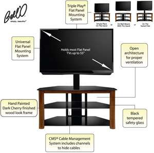 Accommodate four audio video components in addition to your large HDTV 
