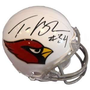  Tim Hightower Signed Mini Helmet Arizona Cardinals NFL 