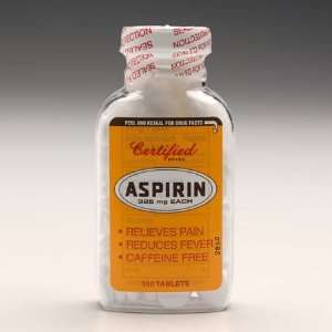  Aspirin Tablets   325mg   Model 60191   Btl of 100 Health 