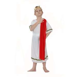    Pams Childrens Roman Emperor Costume   Large Size Toys & Games