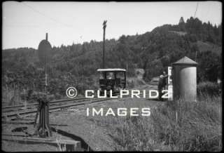 1955 EDDYVILLE OREGON Photo   Railroad Speeder Car  