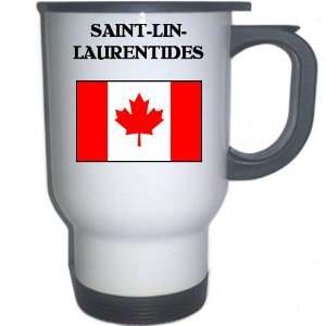     SAINT LIN LAURENTIDES White Stainless Steel Mug 