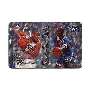 Collectible Phone Card Assets Gold $25. Corliss Williamson & Ed O 