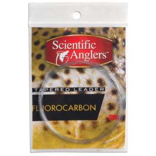 Scientific Anglers Fluorocarbon Leader   9 6X Fishing  