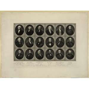   Reprint Presidents of the United States of America, first century 1876