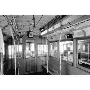 Inside a Cable Car   12x18 Framed Print in Black Frame (17x23 finished 