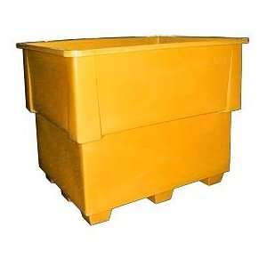  Nesting Pallet Container 52x42x42 1200 Lb Cap. Yellow 