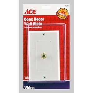  3 each Ace Coaxial Wall Plate (36311)
