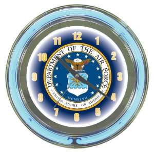  United States Air Force 18 inch Neon Clock Sports 