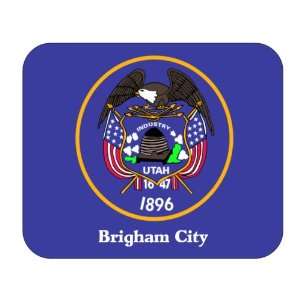    US State Flag   Brigham City, Utah (UT) Mouse Pad 