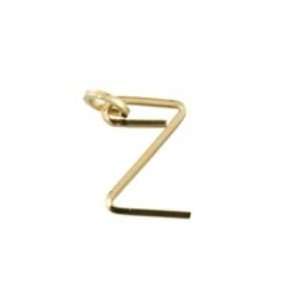 Ultra Unique By Boe 14k Gold Filled Alphabet Letter Z Initial Charm 