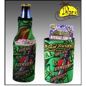   Ed Hardy Tattoo Bottle & Can Cooler Koozies 2010 S7