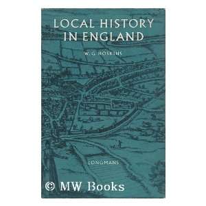  Local History In England W.G Hoskins Books