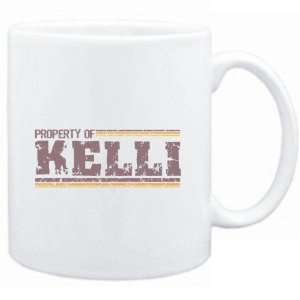  Mug White  Property of Kelli   Vintage  Female Names 