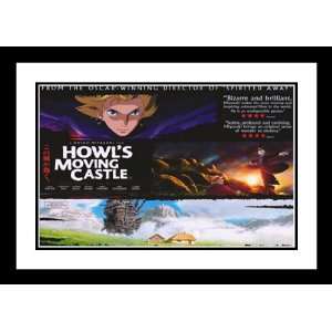 Howls Moving Castle 32x45 Framed and Double Matted Movie Poster   C 