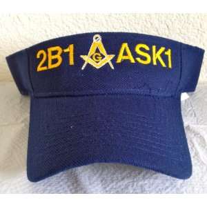  Blue Masonic Visor (2B1ASK1) 