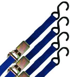 Trademark Tools 75 7915 Hawk 1 Inch by 15 feet Ratchet Straps, Set of 