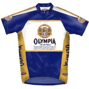  Primal Wear Mens Pabst Olympia Beer Short Sleeve Cycling 