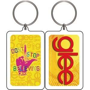  Glee   Dont Stop Believing   2 Lucite Key Chain 