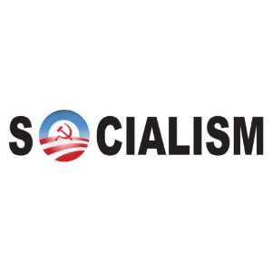 anti obama Socialism bumper sticker decal obama is a socialist