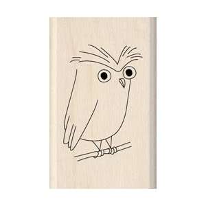  Wood Mounted Rubber Stamp   Screech Arts, Crafts & Sewing