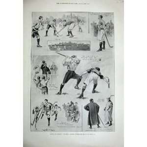  1899 Hockey Richmond England Ireland Sport Men Cleaver 