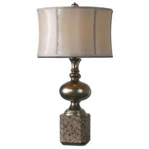   Reinosa Lamps Distressed Dark Bronze Finish With Champagne Undertones